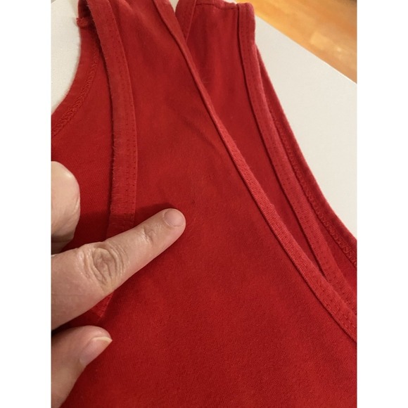 Vintage GUESS Regatta 90's Unisex Size XL Tank Top Sleeveless USA Red - Picture 14 of 14